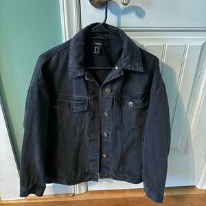 Women’s Black Oversized Jean Jacket